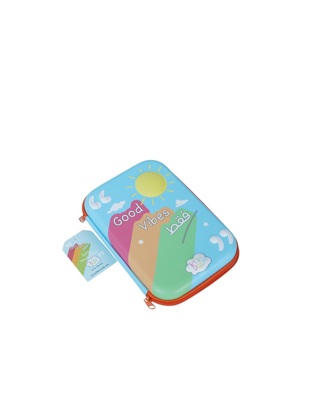 Good Vibes FAQAT! Large Puffy Pencil Case