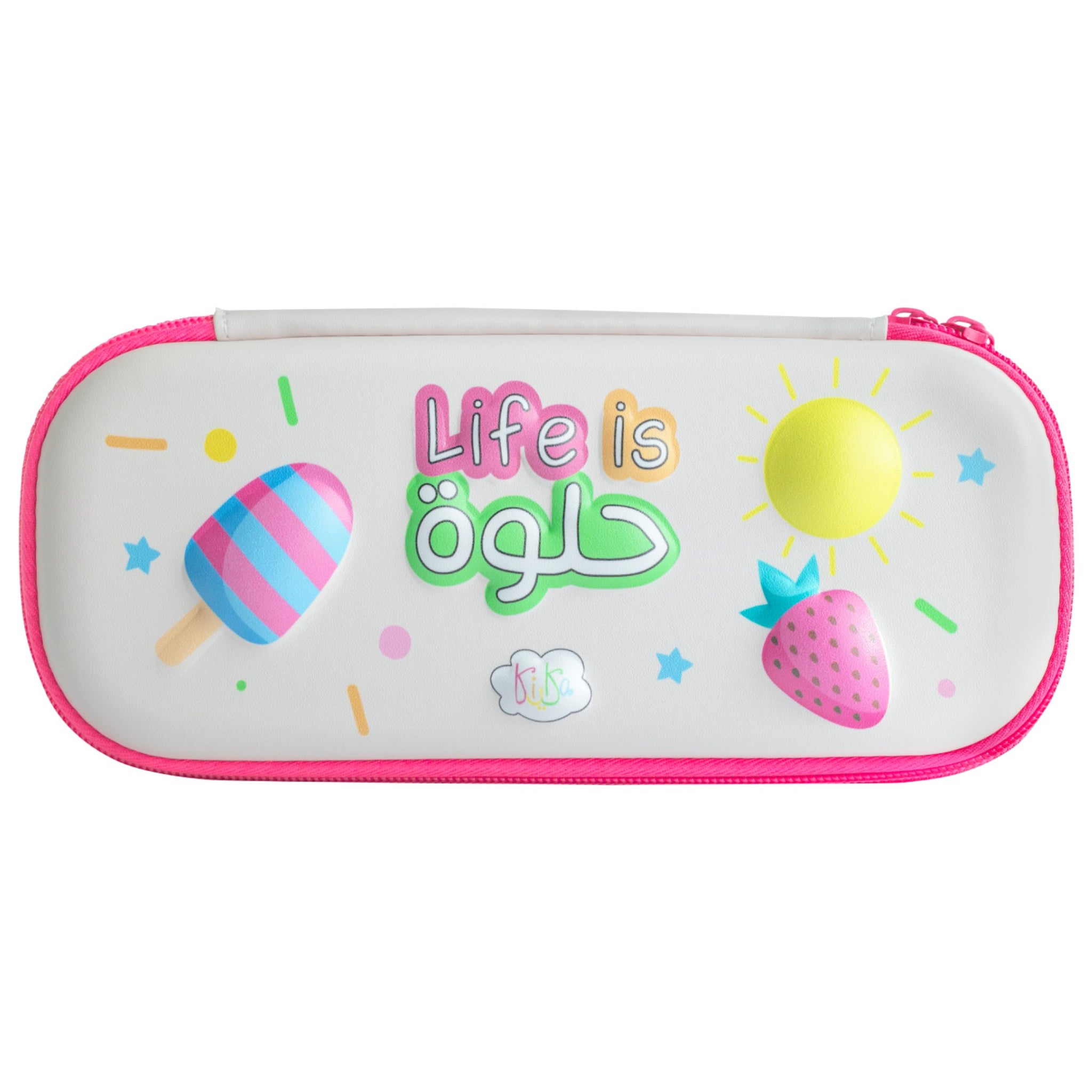 Life is HELWA! Puffy Pencil Case