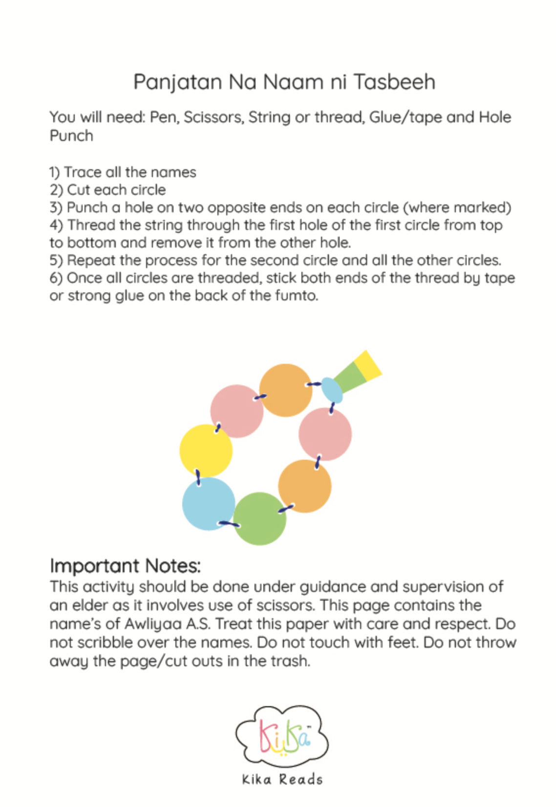 Kika Sherullah Activity Pack